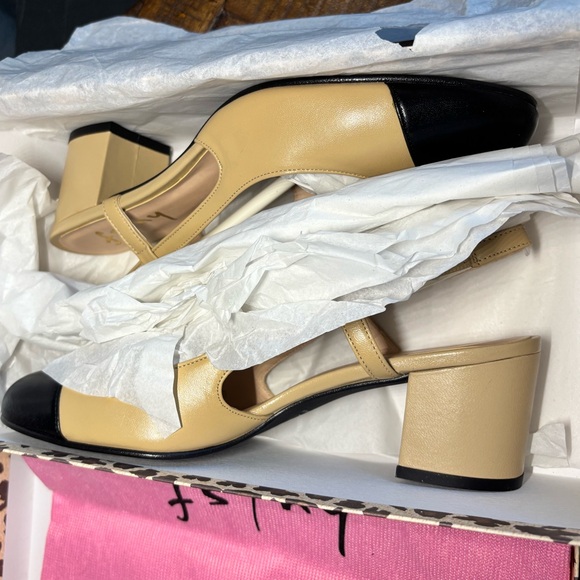 Tuckernuck French Sole Baton Heels Slingback New in Box - Picture 11 of 15